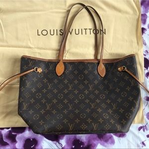 Authentic Louis Vuitton Monogram Neverfull MM